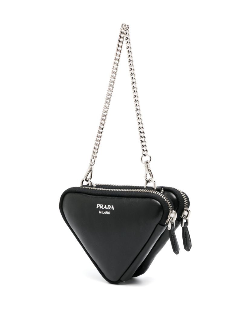 Black Triangle Mini Bag
