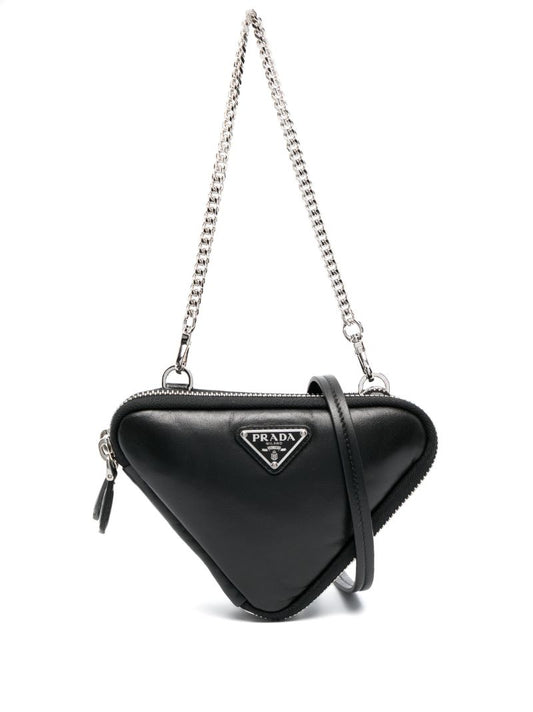 Black Triangle Mini Bag