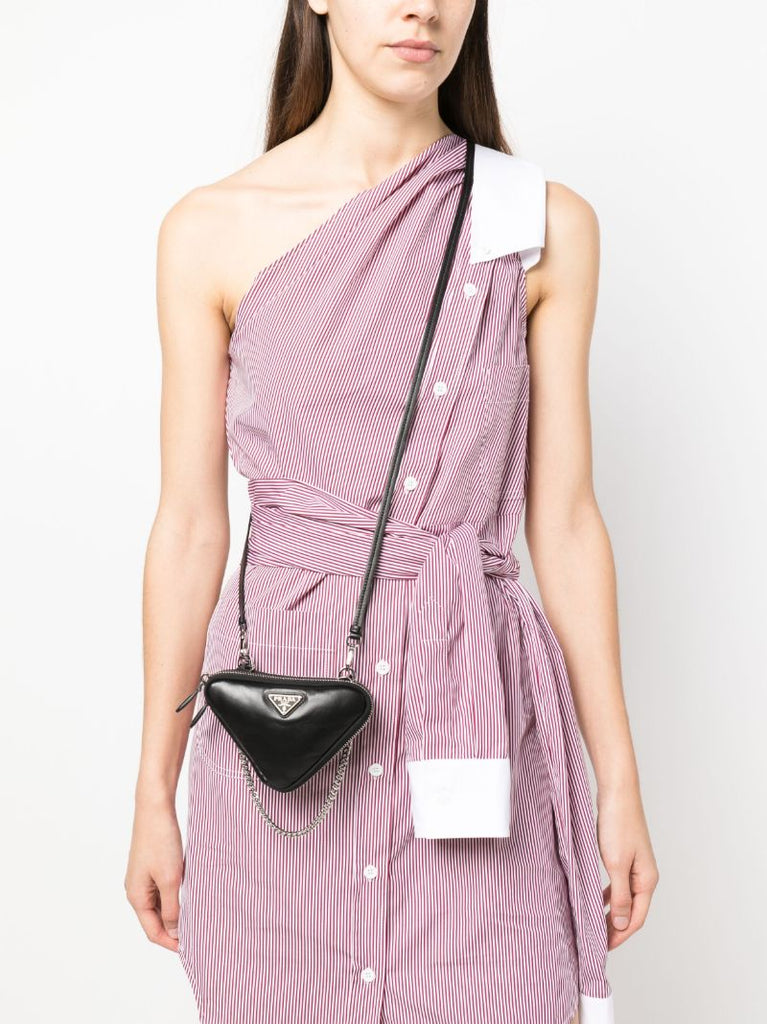 Black Triangle Mini Bag