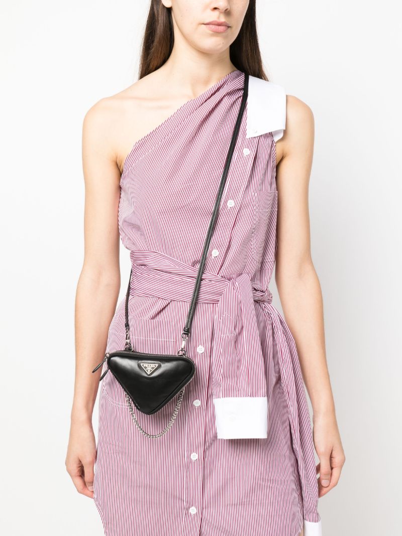 Black Triangle Mini Bag