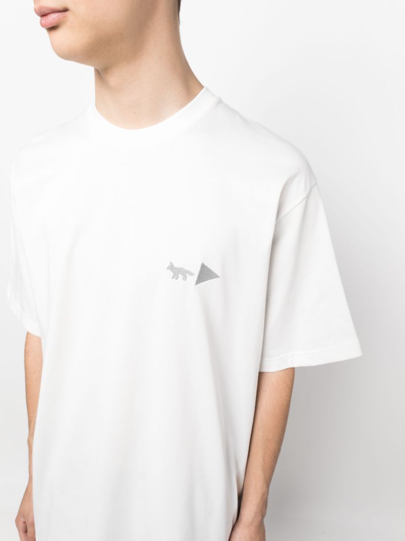 X Maison KitsunÃ_x0083_Â© White Logo T-shirt