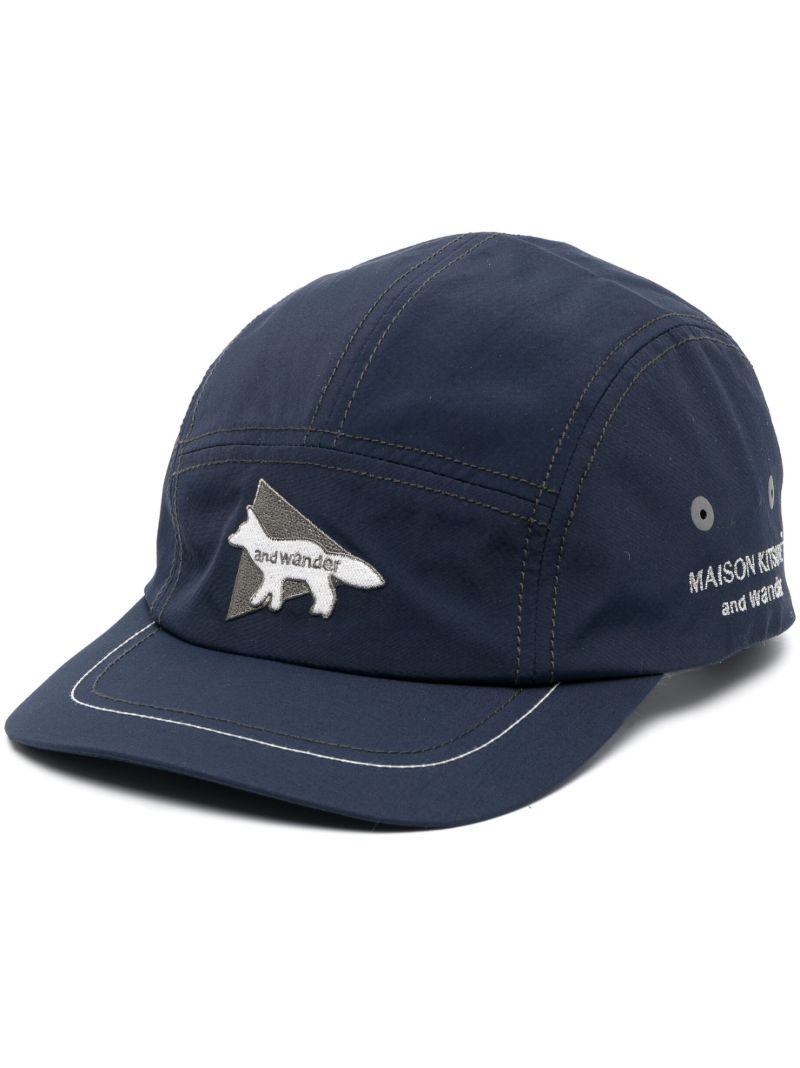 X Maison KitsunÃ_x0083_Â© Embroidered Logo Baseball Cap