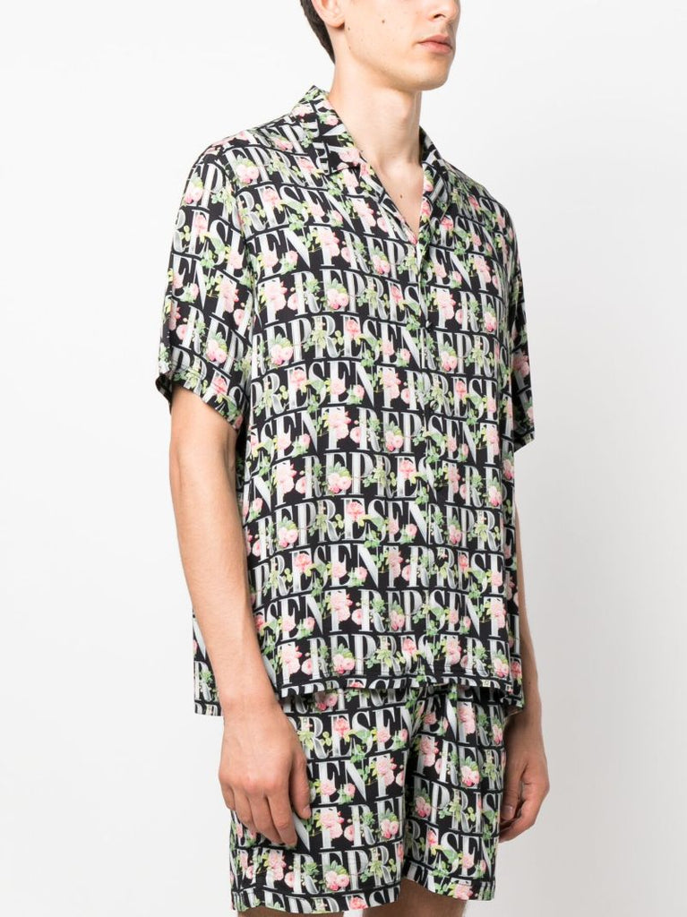 Black Logo-print Shirt