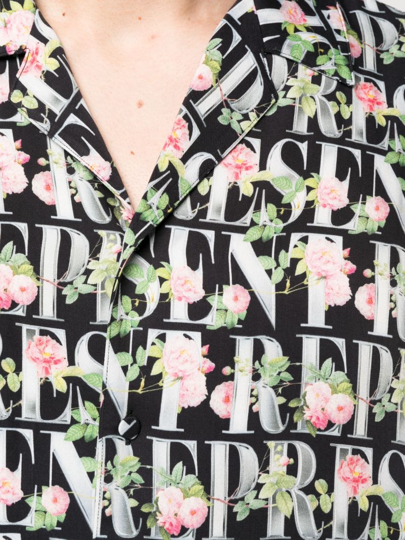 Black Logo-print Shirt