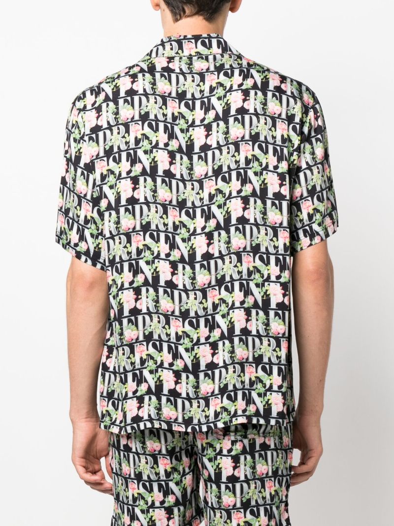 Black Logo-print Shirt
