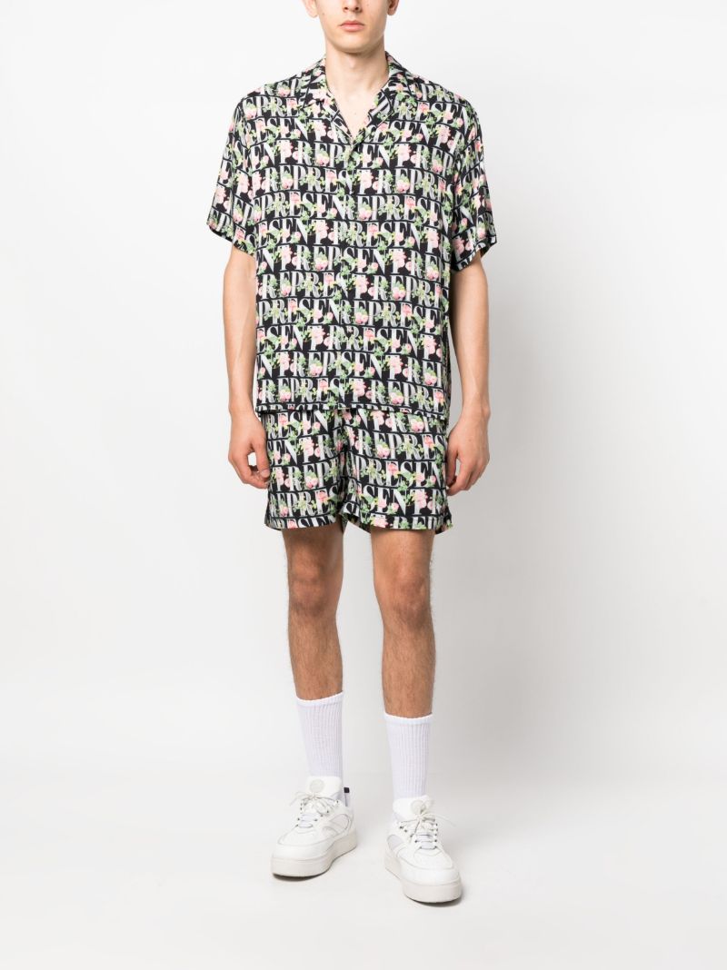 Black Logo-print Shirt