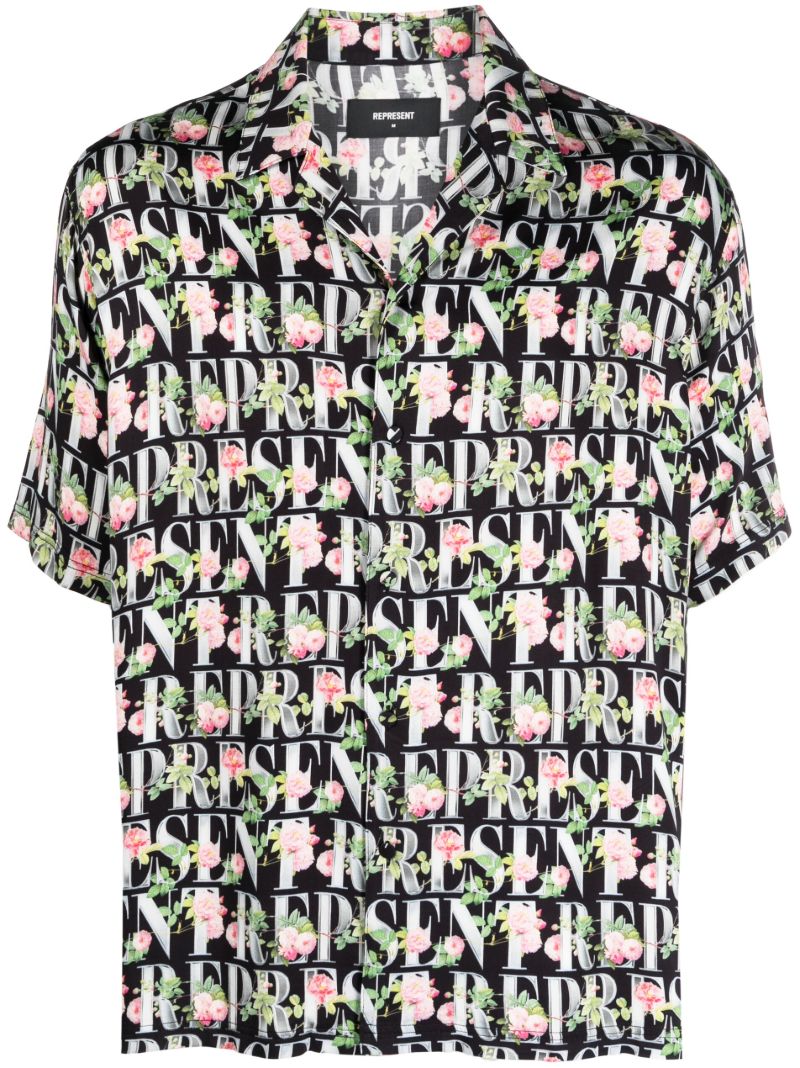 Black Logo-print Shirt