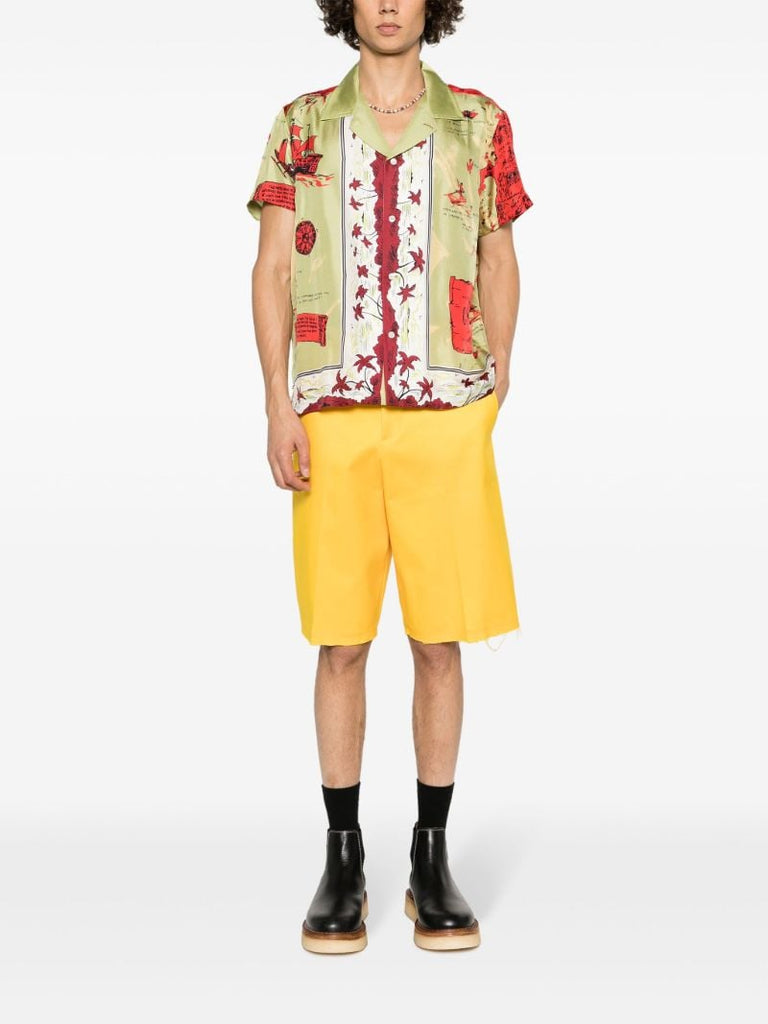 Green Guam Graphic-print Shirt