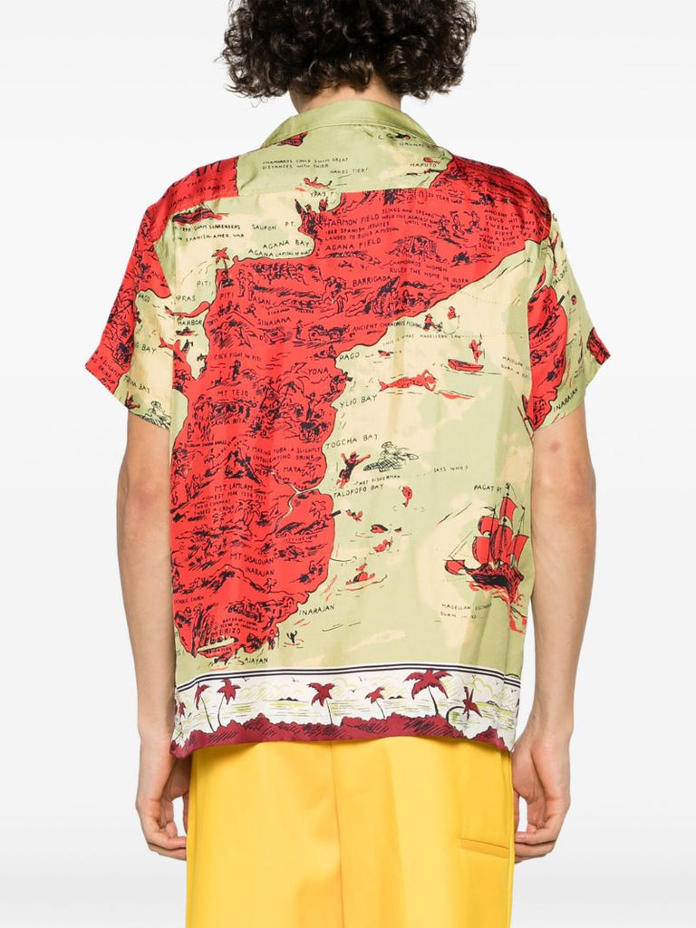 Green Guam Graphic-print Shirt