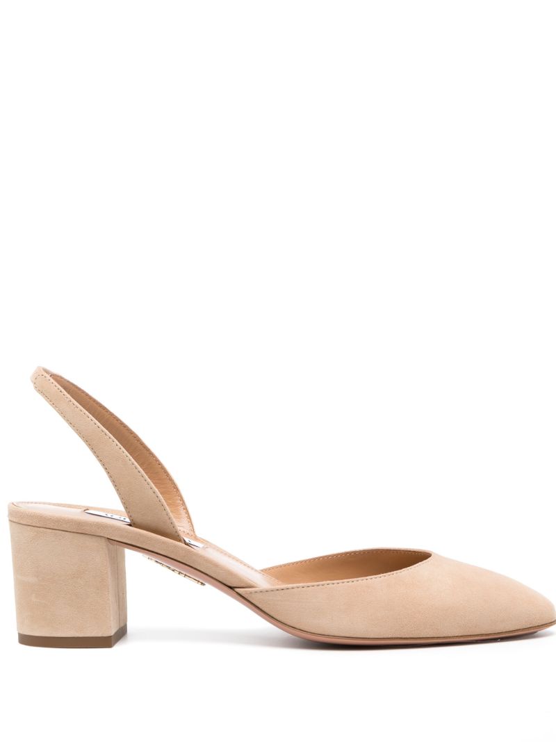 Neutral Talita 50 Suede Pumps
