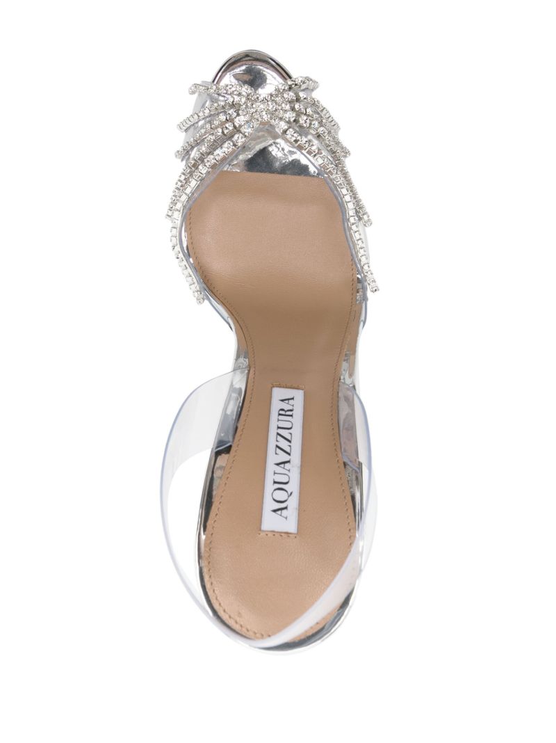 Silver Sunshine 105 Crystal Sandals