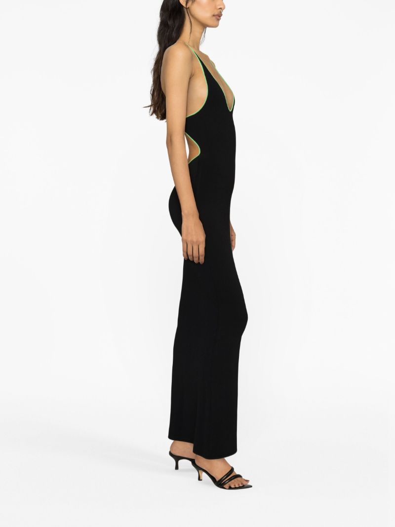 Black Vita Knitted Maxi Dress