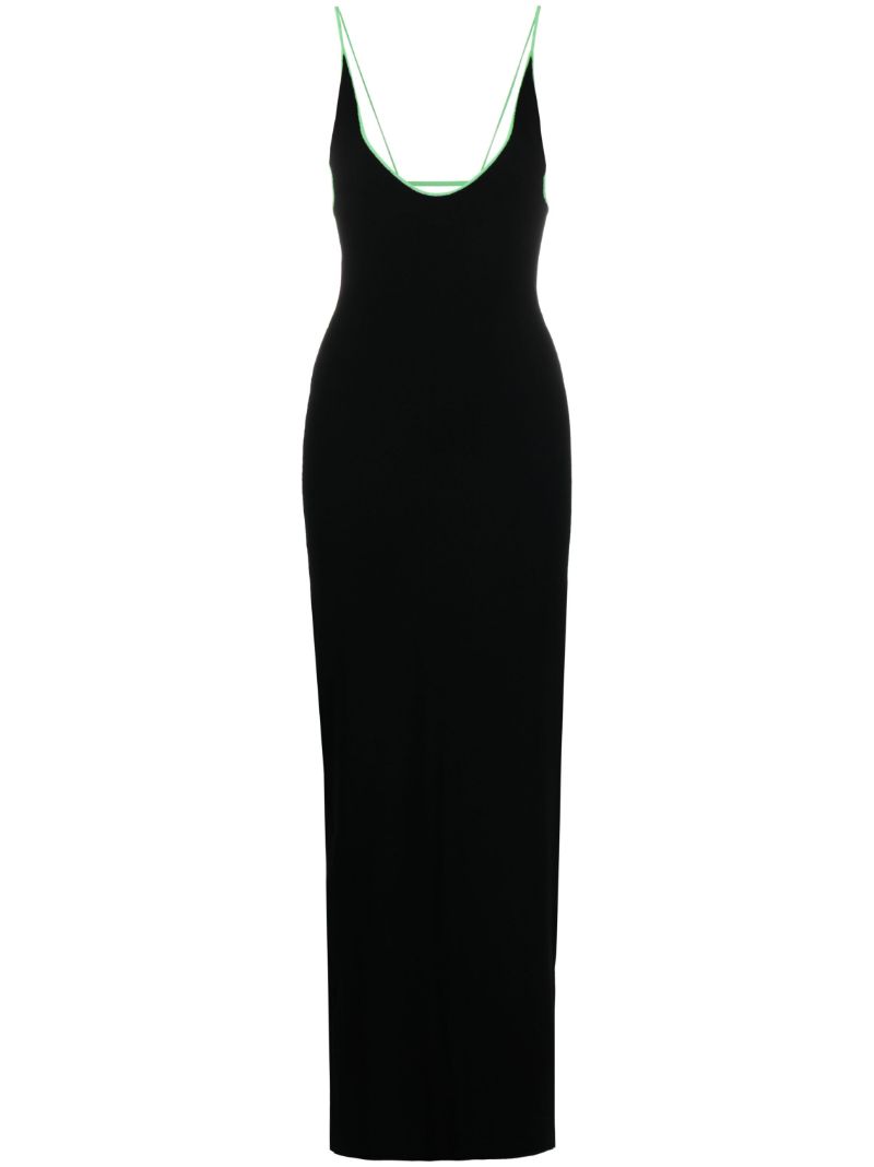 Black Vita Knitted Maxi Dress