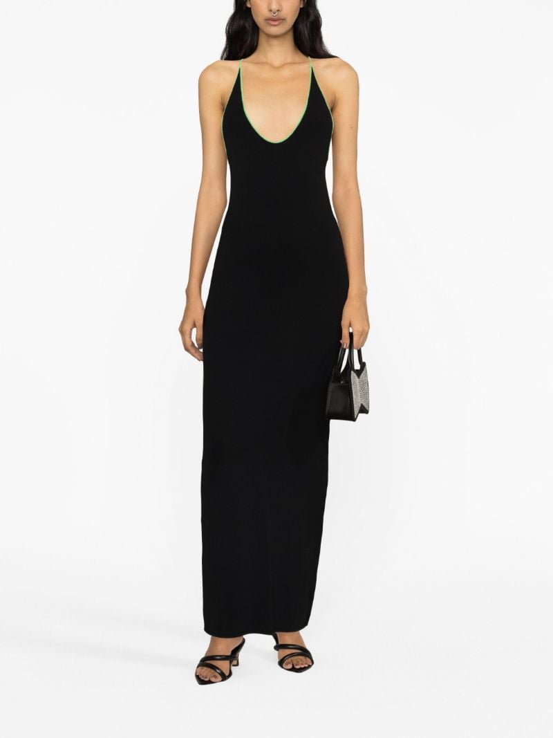 Black Vita Knitted Maxi Dress