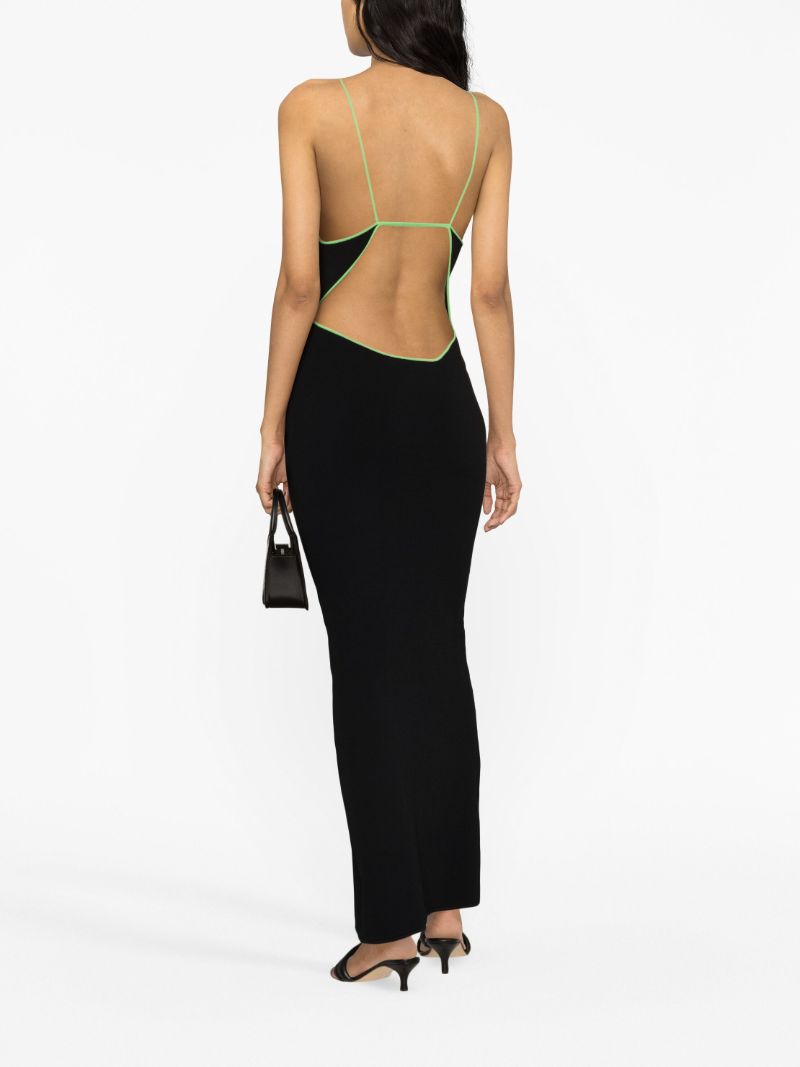 Black Vita Knitted Maxi Dress