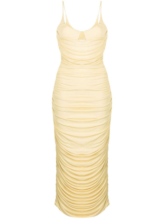 Yellow Sylvie Midi Dress
