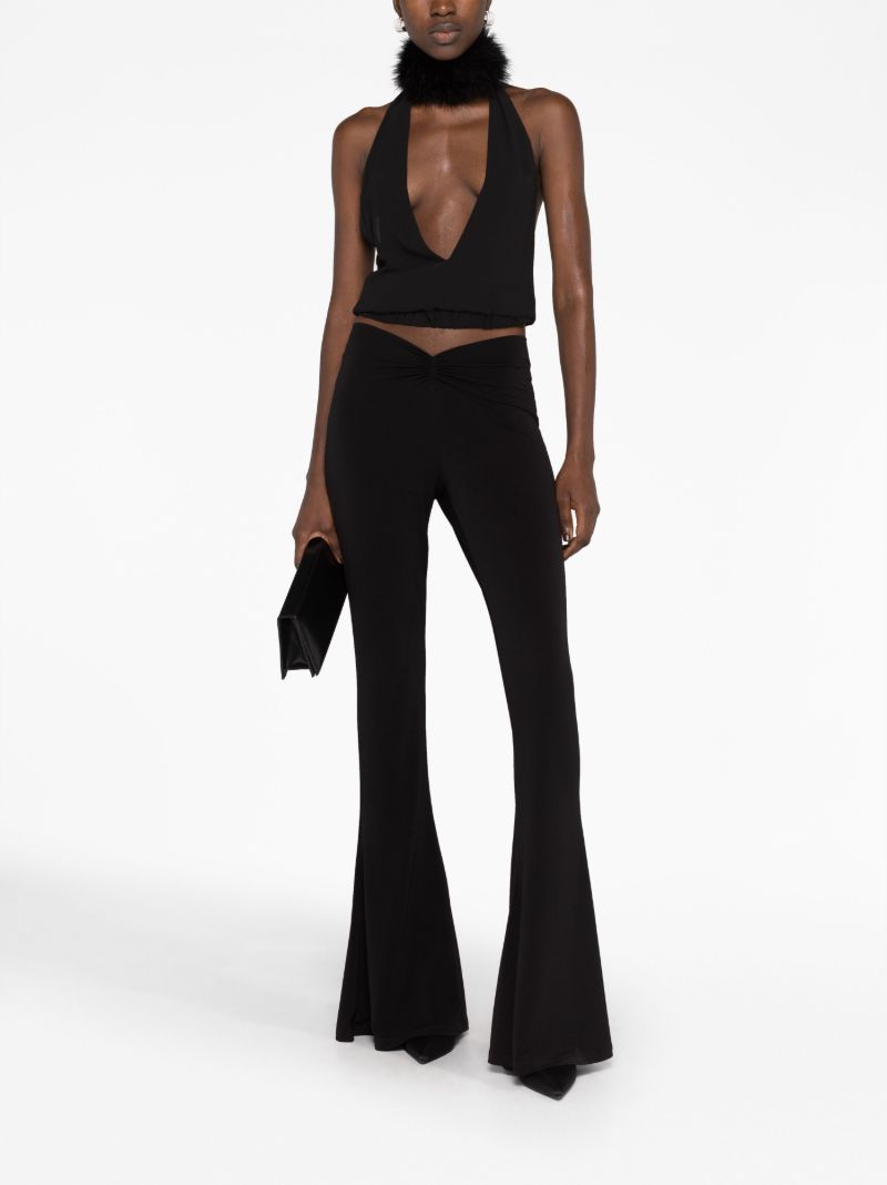 Black Lindsay Flared Trousers