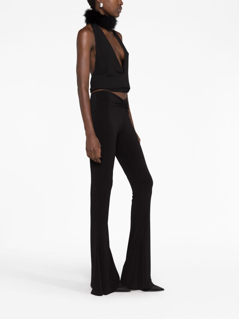 Black Lindsay Flared Trousers