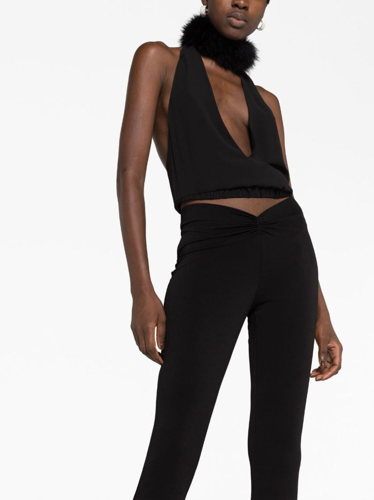 Black Lindsay Flared Trousers