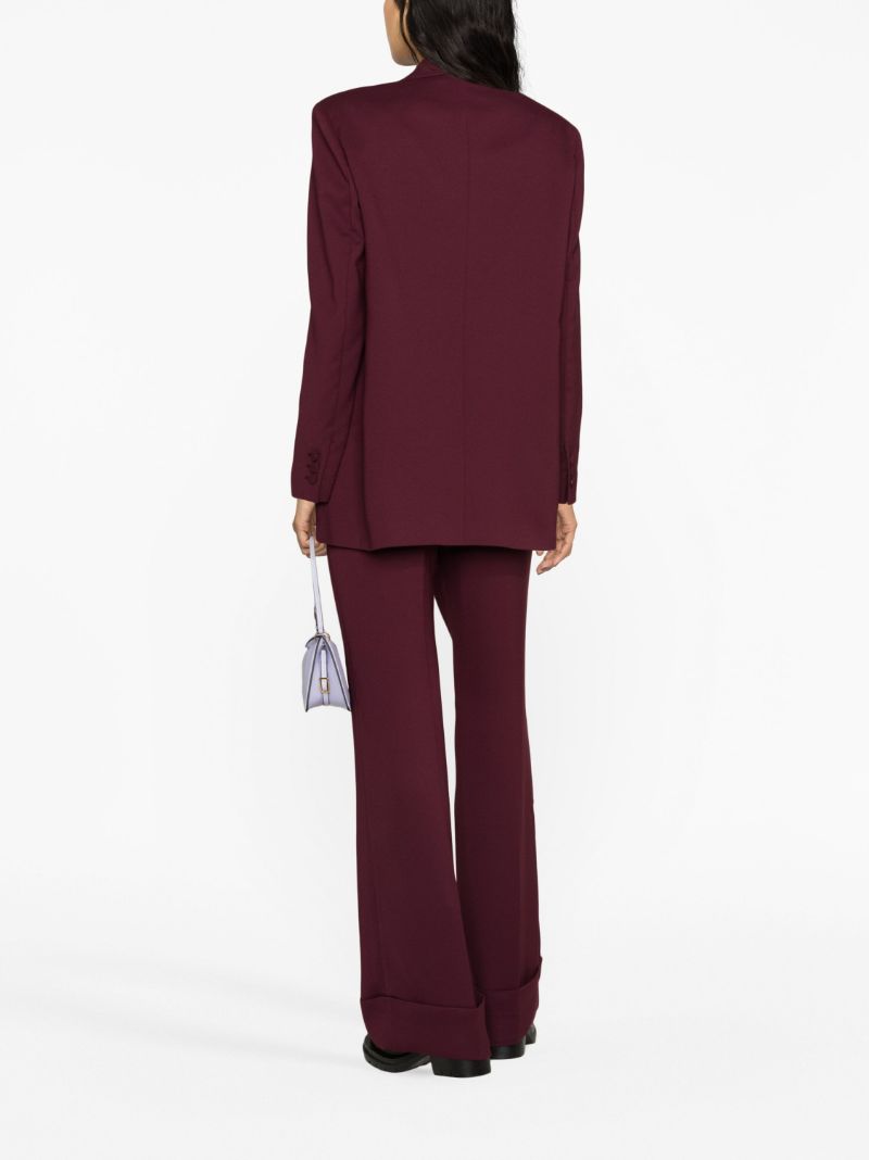 Red Guia Single-breasted Blazer
