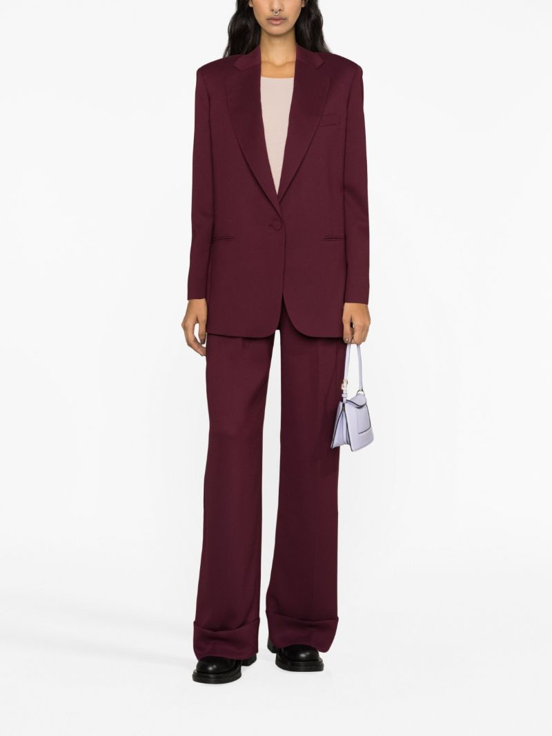 Red Guia Single-breasted Blazer
