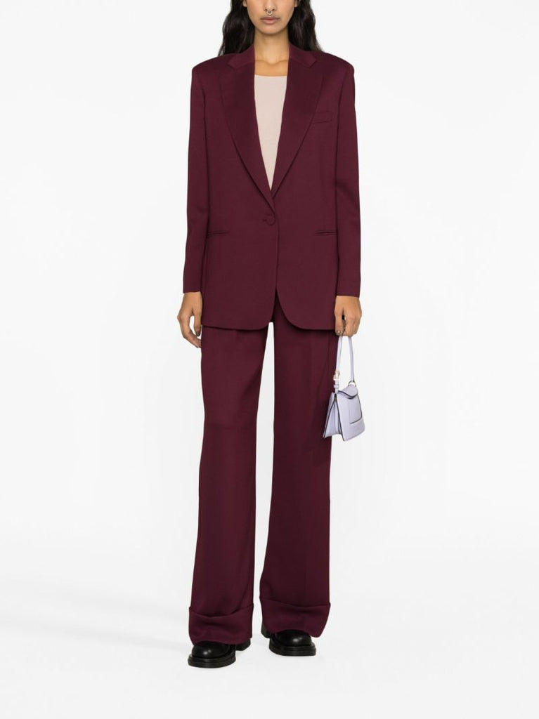 Red Guia Single-breasted Blazer