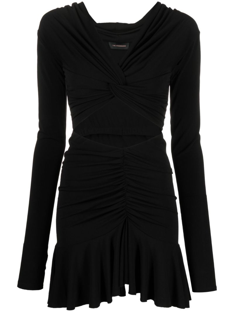 Black Natalia Cut-out Mini Dress
