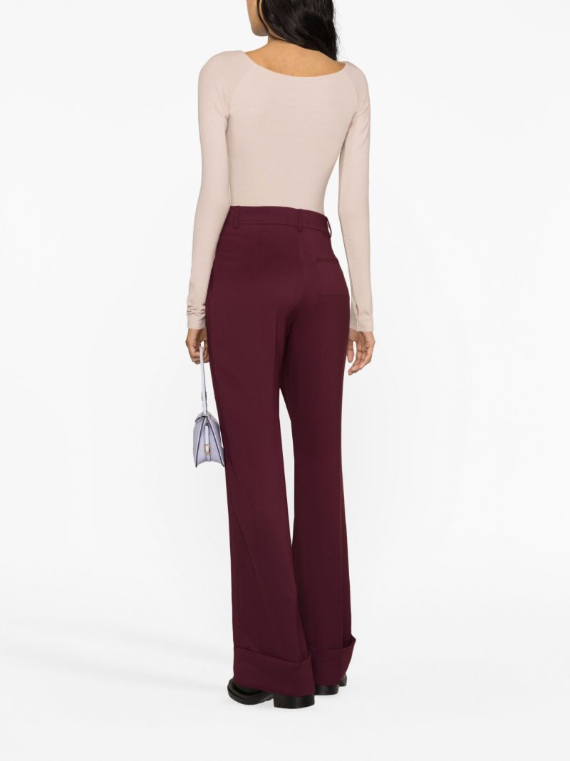 Pink Nadia Scoop-neck Bodysuit