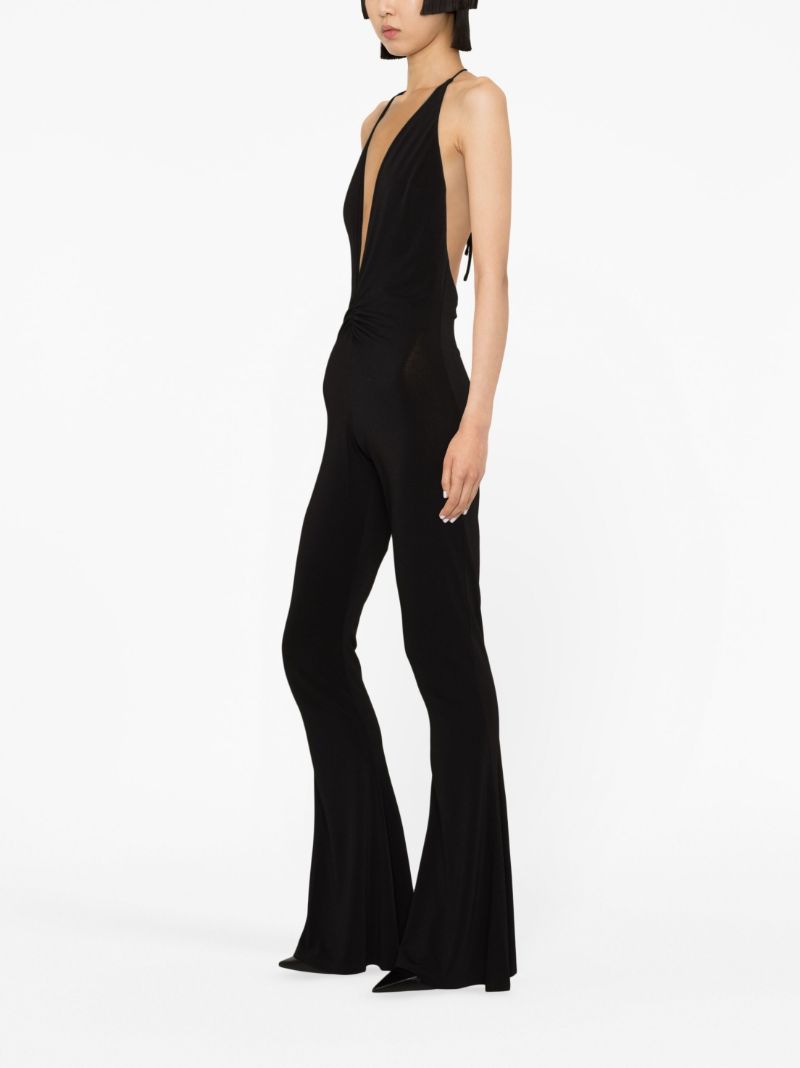 Black Madonna Halterneck Jumpsuit