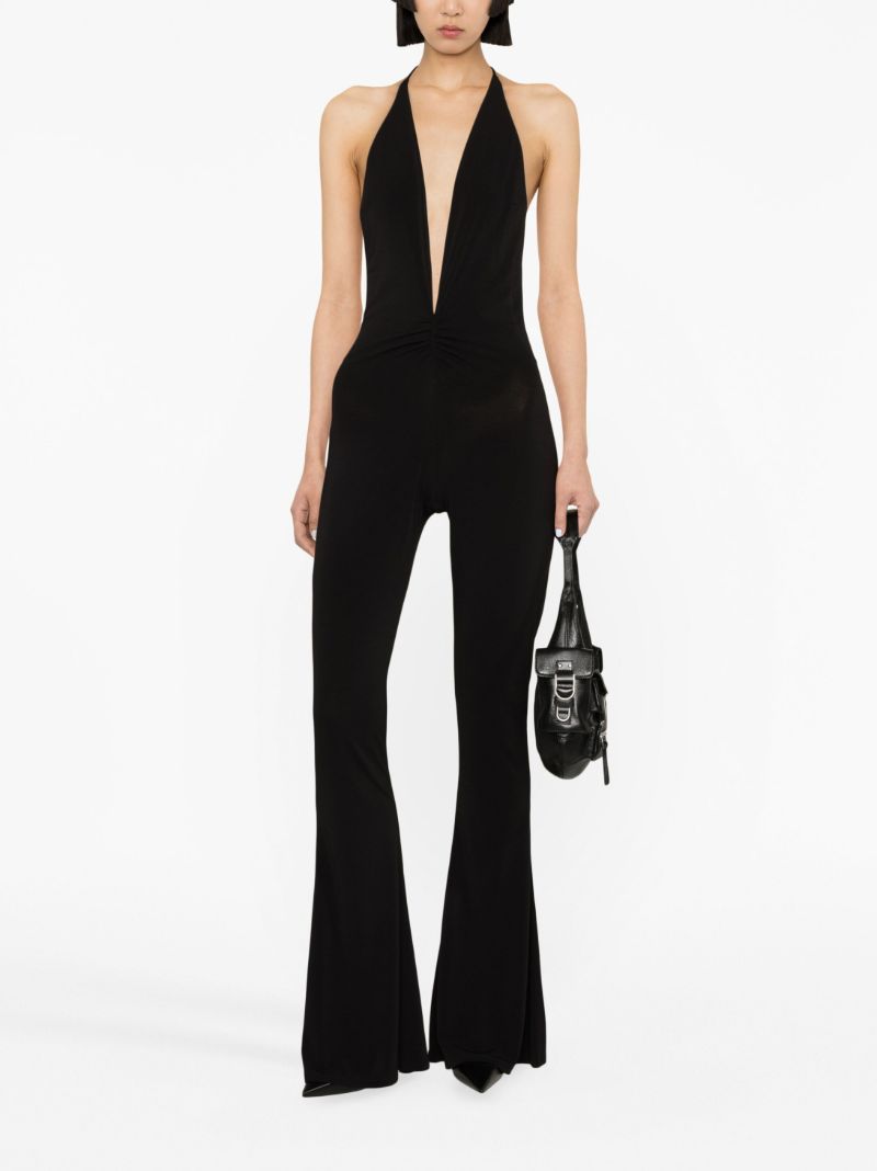 Black Madonna Halterneck Jumpsuit