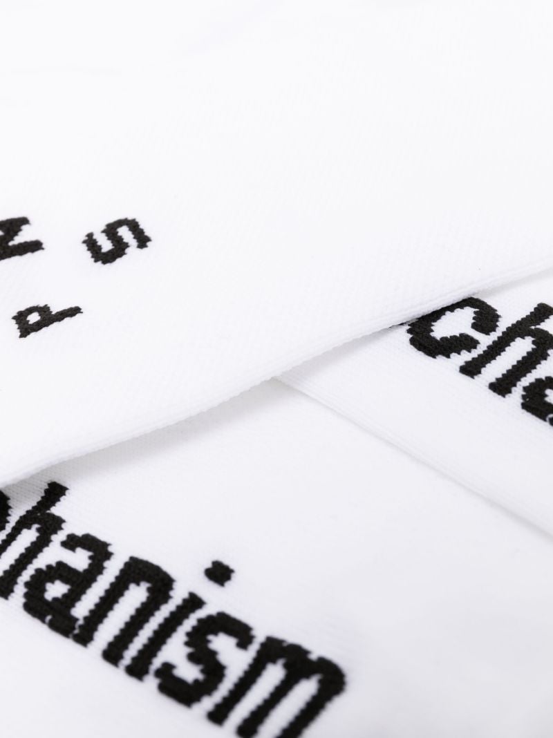 White Mechanism Cycling Socks Set