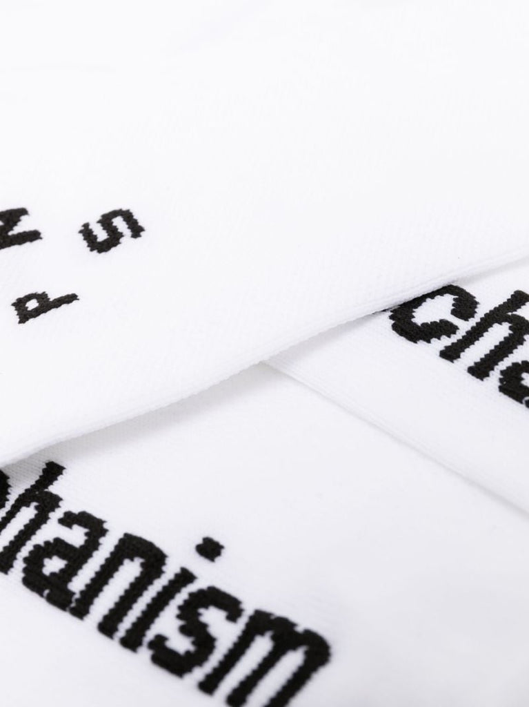 White Mechanism Cycling Socks Set