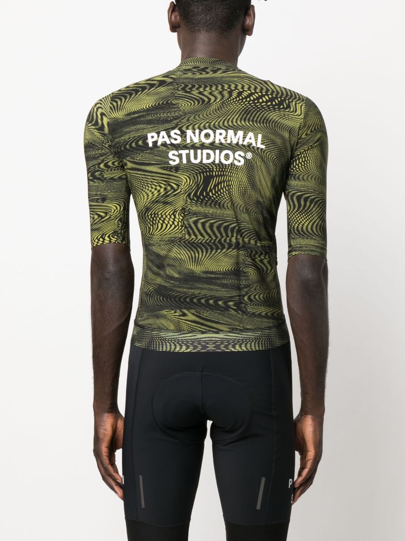 Green Mechanism Cycling Jersey