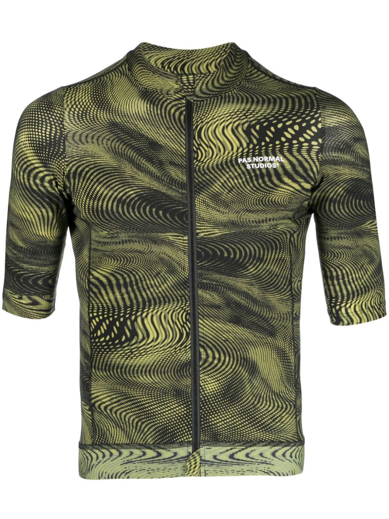 Green Mechanism Cycling Jersey