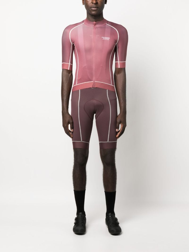 Pink Mechanism Cycling Jersey Top