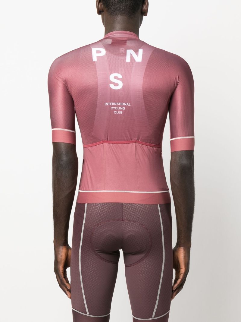 Pink Mechanism Cycling Jersey Top