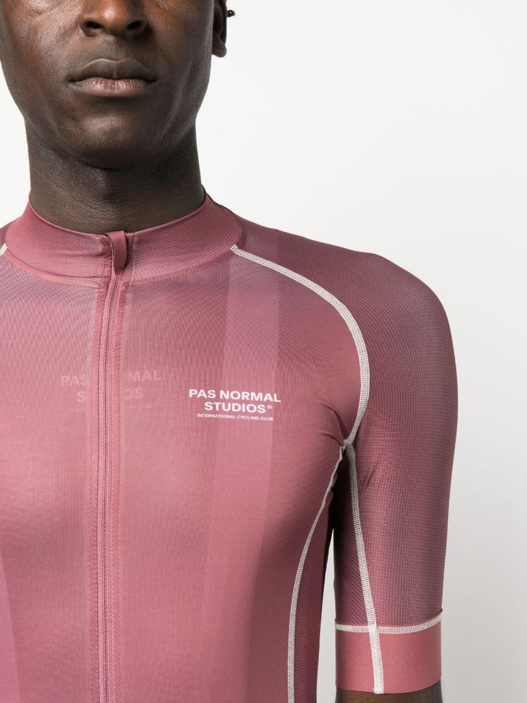 Pink Mechanism Cycling Jersey Top