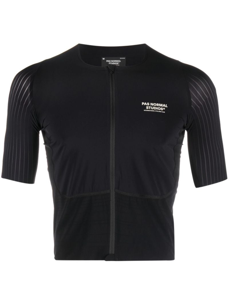 Black Mechanism Pro Cycling Jersey Top