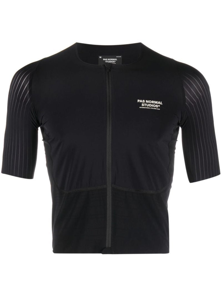 Black Mechanism Pro Cycling Jersey Top