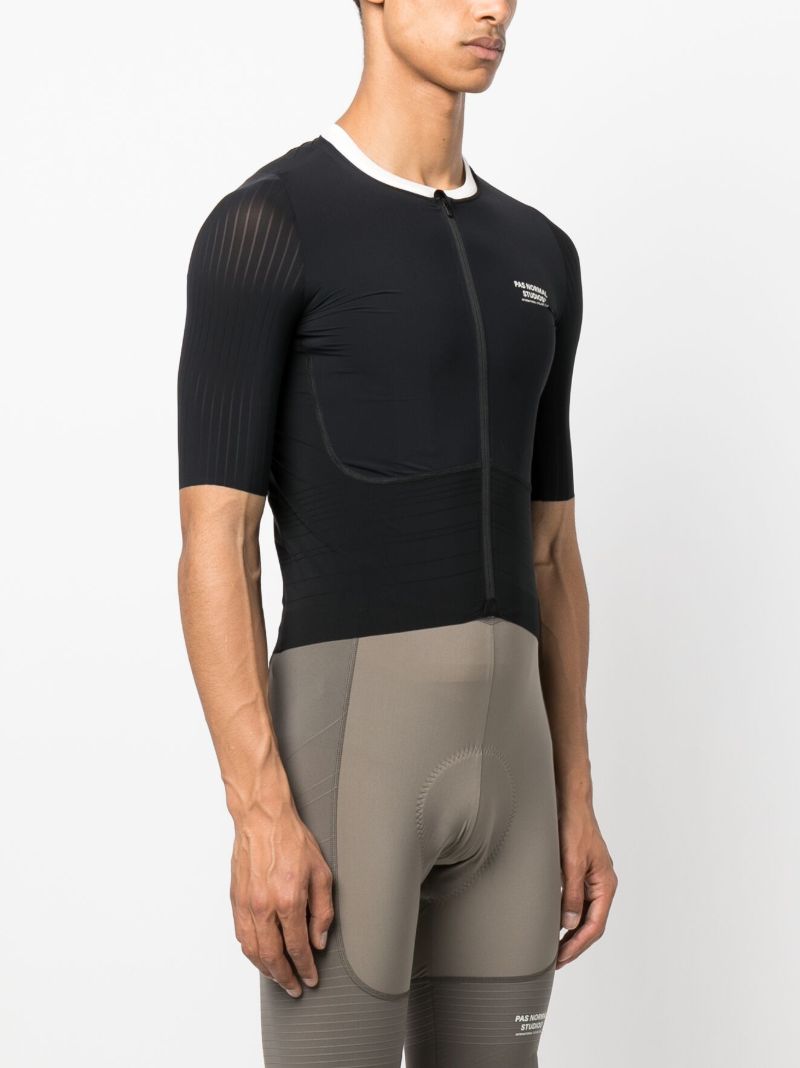 Black Mechanism Pro Cycling Jersey Top