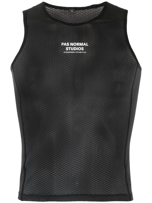Black Sleeveless Base Layer Vest
