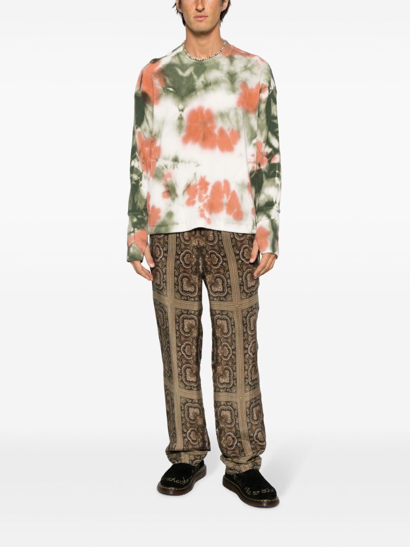 Multicolour Tie-dye Cotton Sweater
