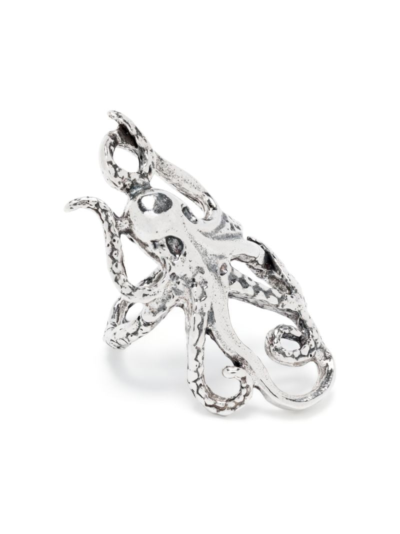 Sterling Silver Octopus Ring