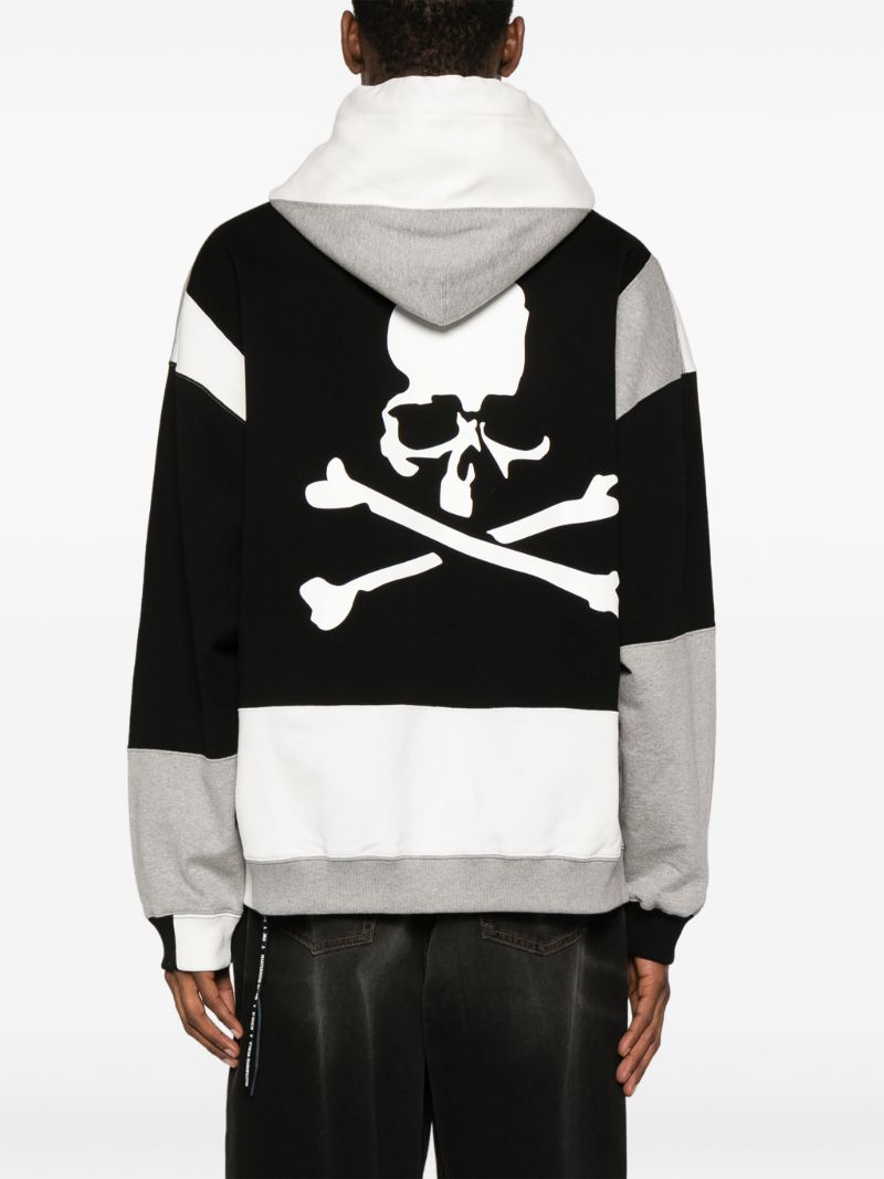 Multicolour Patchwork Cotton Hoodie