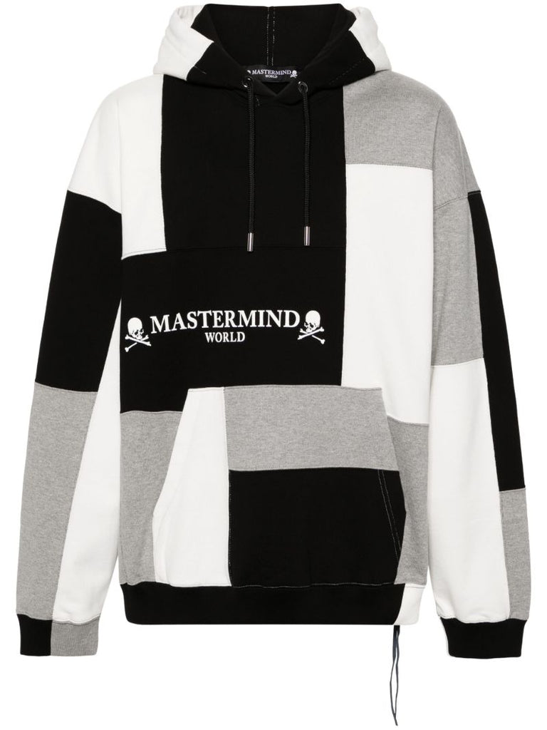 Multicolour Patchwork Cotton Hoodie