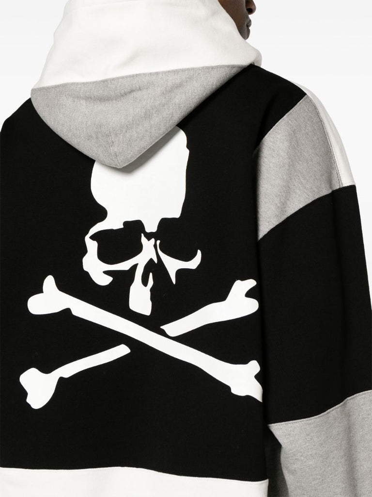 Multicolour Patchwork Cotton Hoodie