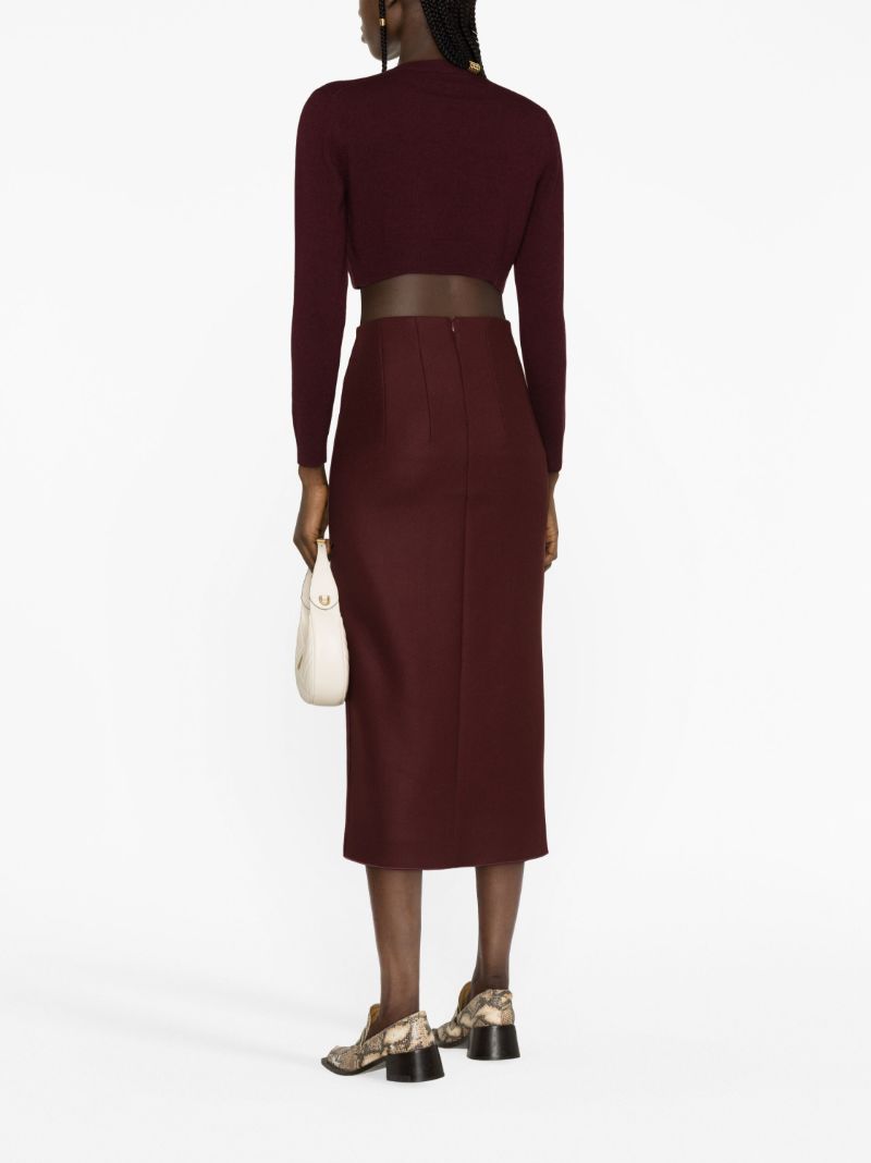 Red Pencil Skirt