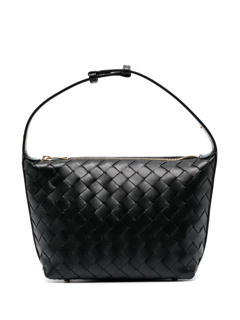 Black Mini Wallace Leather Shoulder Bag