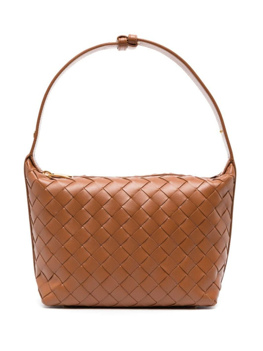 Brown Mini Wallace Leather Shoulder Bag
