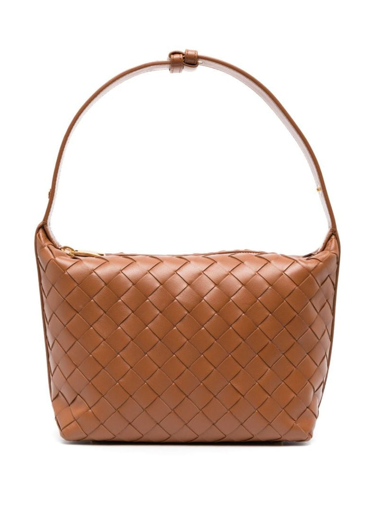 Brown Mini Wallace Leather Shoulder Bag